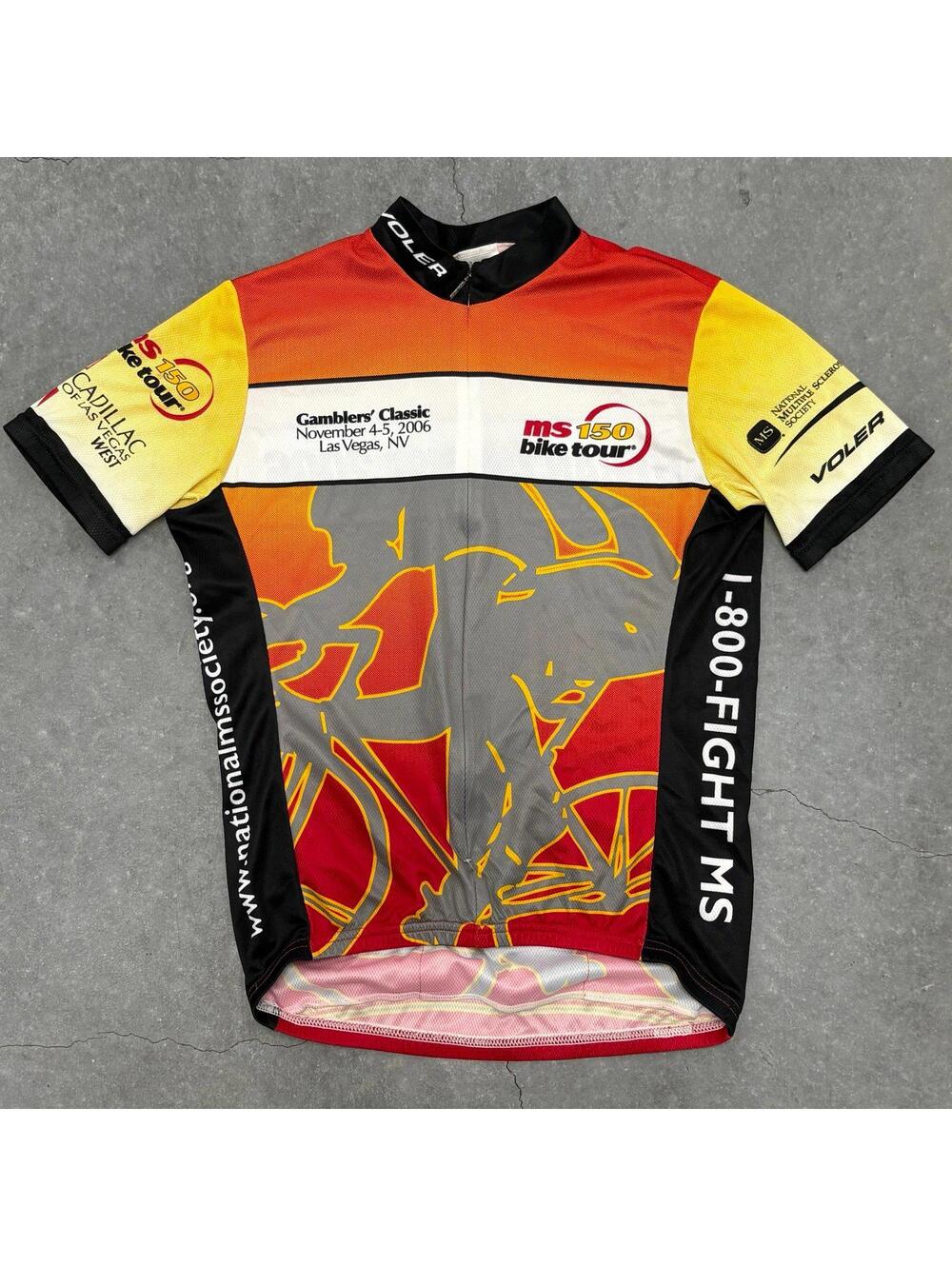 VOLER MS 150 Bike Tour Las Vegas Bicycling Jersey